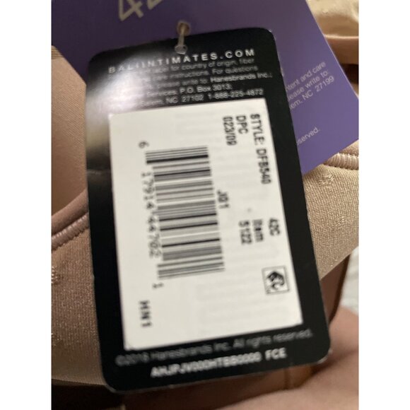 Beauty By Bali Womens Wirefree Comfort Bra With No-Slip Adjustable Straps & Side - Picture 3 of 5